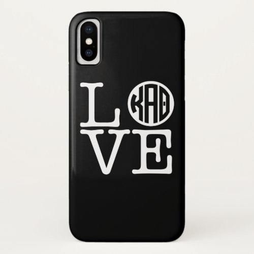 Kappa Alpha Theta  Love iPhone X Case