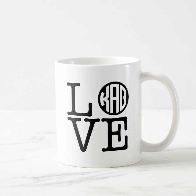 Kappa Alpha Theta | Love Coffee Mug (Right)