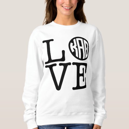 Kappa Alpha Theta  Love Sweatshirt