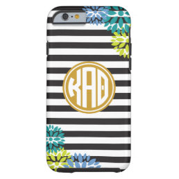 Kappa Alpha Theta | Monogram Stripe Pattern Tough iPhone 6 Case