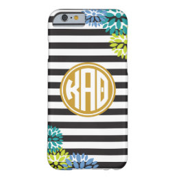 Kappa Alpha Theta | Monogram Stripe Pattern Barely There iPhone 6 Case