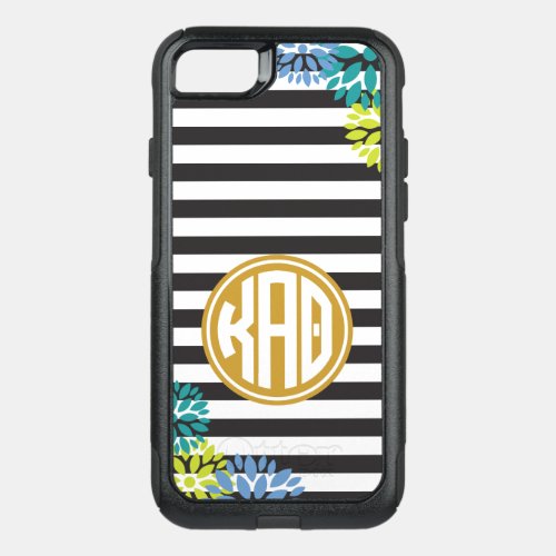 Kappa Alpha Theta  Monogram Stripe Pattern OtterBox Commuter iPhone SE87 Case