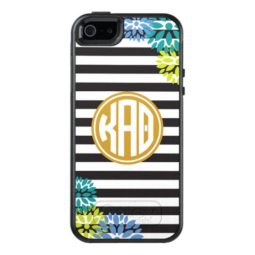 Kappa Alpha Theta  Monogram Stripe Pattern OtterBox iPhone 55sSE Case