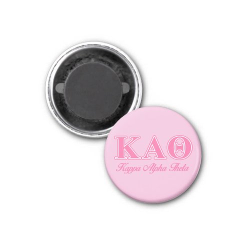 Kappa Alpha Theta Pink Letters Magnet