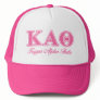 Kappa Alpha Theta Pink Letters Trucker Hat