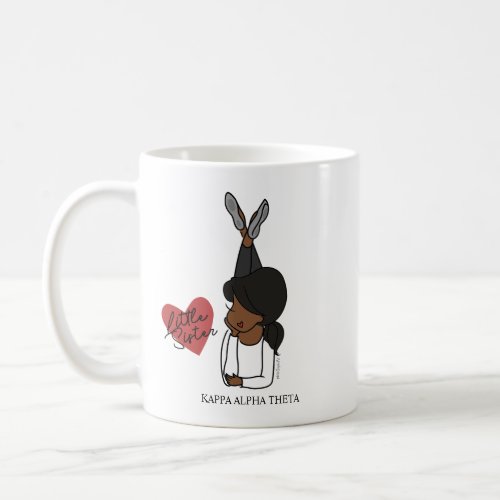 Kappa Alpha Theta  Sorority Little Sis Avatar Coffee Mug