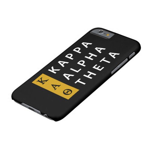 Kappa Alpha Theta  Stacked Logo Barely There iPhone 6 Case