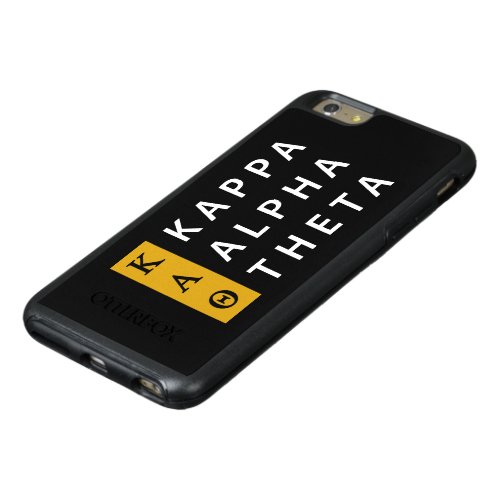 Kappa Alpha Theta  Stacked Logo OtterBox iPhone 66s Plus Case