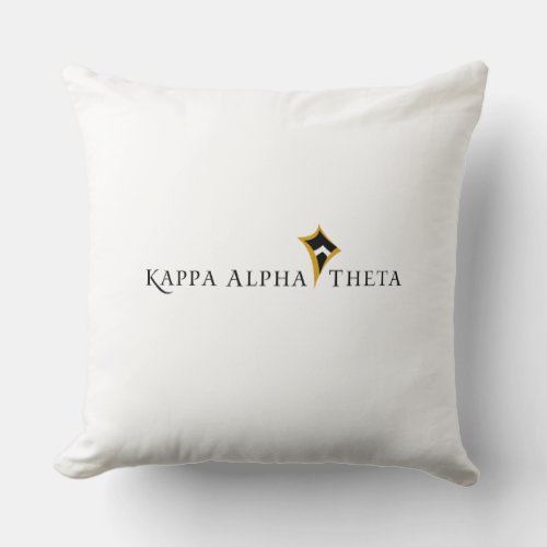 Kappa Alpha Theta Throw Pillow