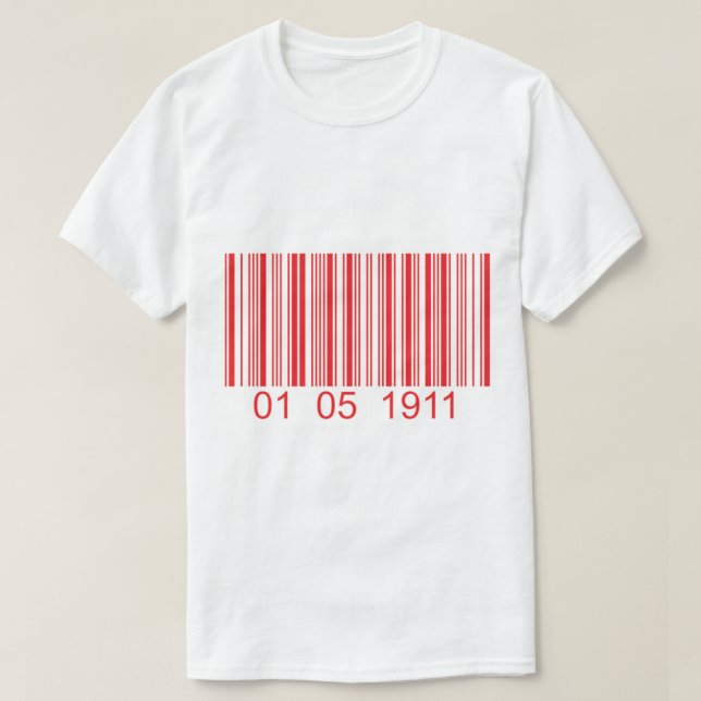 Kappa Barcode 01 05 1911     T-Shirt (Design Front)