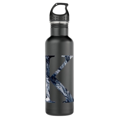 kappa  blue swirl   stainless steel water bottle