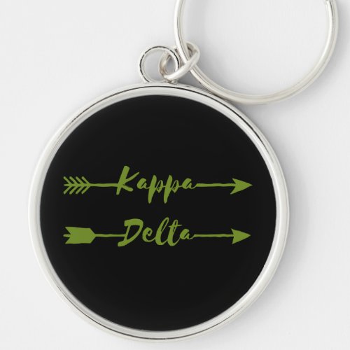 Kappa Delta Arrow Keychain