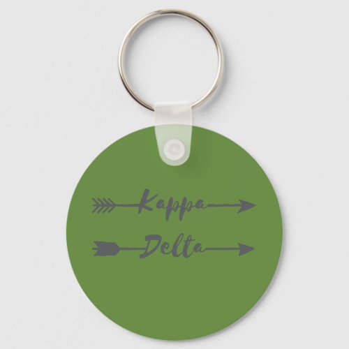 Kappa Delta Arrow Keychain