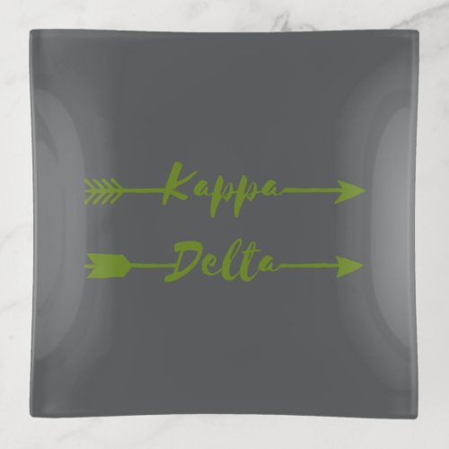 Kappa Delta Arrow Trinket Tray