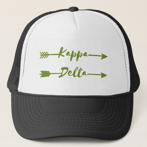 Kappa Delta Arrow Trucker Hat