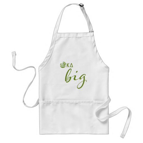 Kappa Delta Big Script Adult Apron