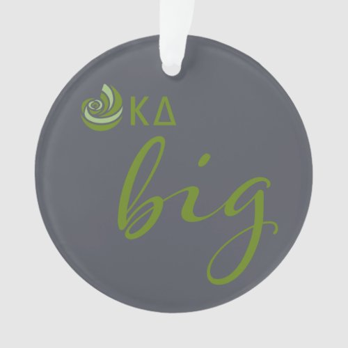 Kappa Delta Big Script Ornament