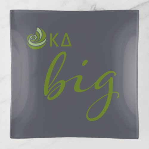 Kappa Delta Big Script Trinket Tray