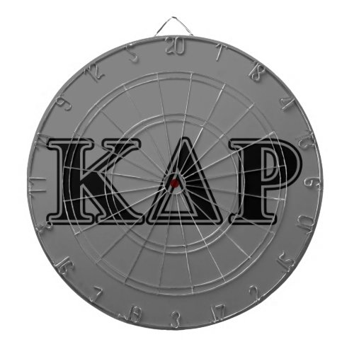 Kappa Delta Rho  Black Letters Dartboard With Darts
