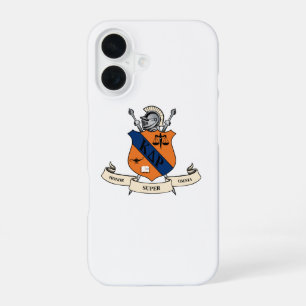 Kappa Delta Rho Fraternity Official Coat of Arms iPhone 16 Case