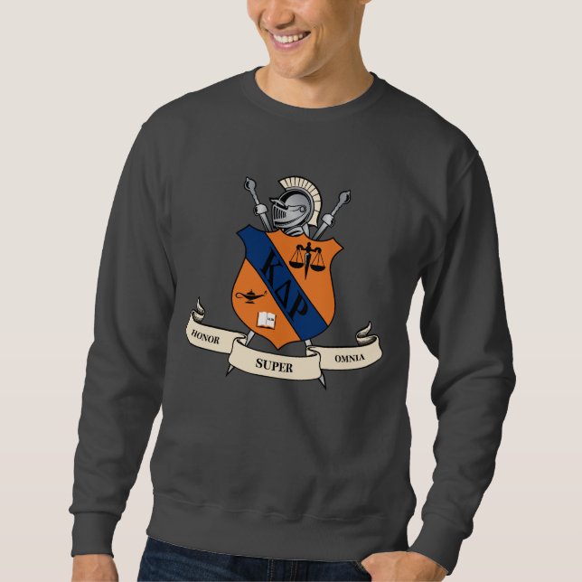 Kappa Delta Rho Fraternity Official Coat of Arms Sweatshirt (Front)