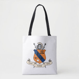 Kappa Delta Rho Fraternity Official Coat of Arms Tote Bag