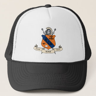 Kappa Delta Rho Fraternity Official Coat of Arms Trucker Hat