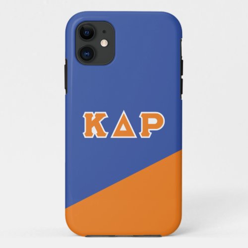 Kappa Delta Rho  Greek Letters iPhone 11 Case