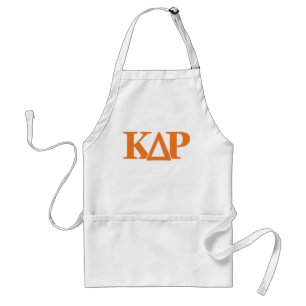 Kappa Delta Rho Greek Letters Logo Adult Apron