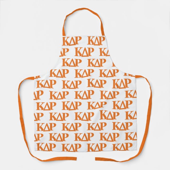 Kappa Delta Rho Greek Letters Logo Apron (Front)
