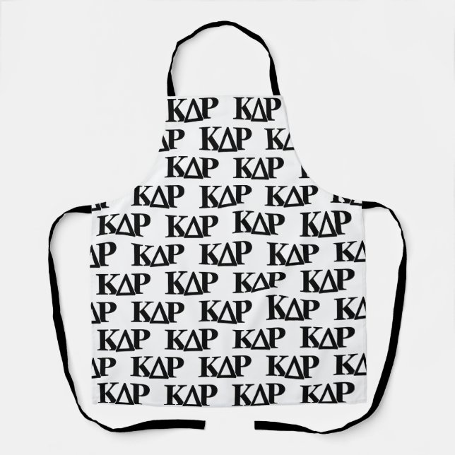 Kappa Delta Rho Greek Letters Logo Apron (Front)