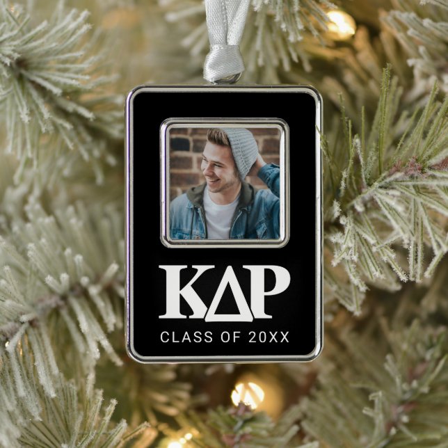 Kappa Delta Rho Greek Letters Logo Christmas Ornament (Tree)
