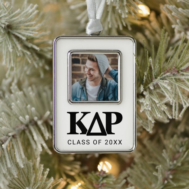 Kappa Delta Rho Greek Letters Logo Christmas Ornament (Tree)
