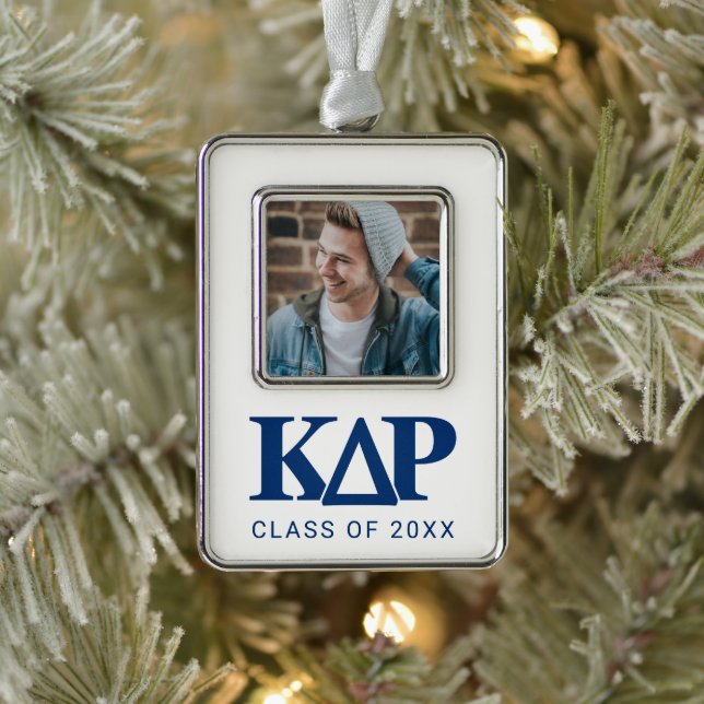 Kappa Delta Rho Greek Letters Logo Christmas Ornament (Tree)