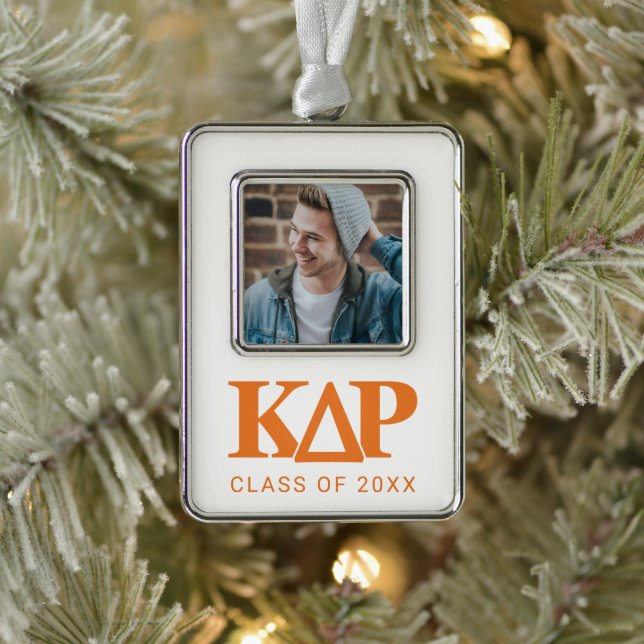 Kappa Delta Rho Greek Letters Logo Christmas Ornament (Tree)