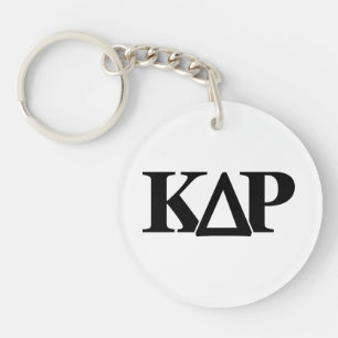 Kappa Delta Rho Greek Letters Logo Keychain