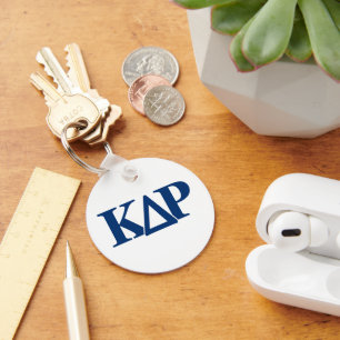 Kappa Delta Rho Greek Letters Logo Keychain