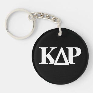 Kappa Delta Rho Greek Letters Logo Keychain