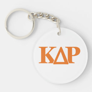 Kappa Delta Rho Greek Letters Logo Keychain