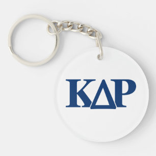 Kappa Delta Rho Greek Letters Logo Keychain