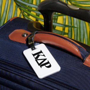 Kappa Delta Rho Greek Letters Logo Luggage Tag