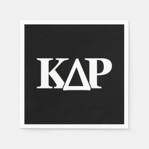 Kappa Delta Rho Greek Letters Logo Napkins
