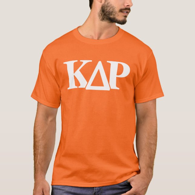 Kappa Delta Rho Greek Letters Logo T-Shirt (Front)