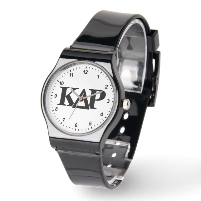 Kappa Delta Rho Greek Letters Logo Watch (Angle)