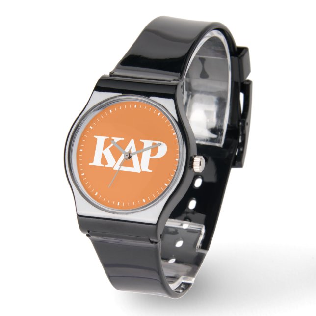 Kappa Delta Rho Greek Letters Logo Watch (Angle)