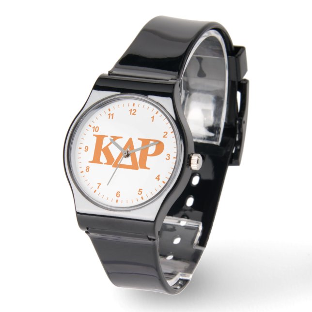 Kappa Delta Rho Greek Letters Logo Watch (Angle)