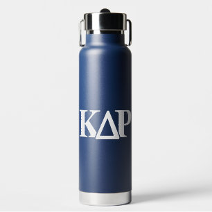 Kappa Delta Rho Greek Letters Logo Water Bottle