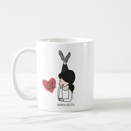 Kappa Delta  Sorority Big Sis Avatar Coffee Mug