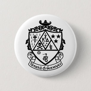 Kappa Delta Sorority Crest Design Button