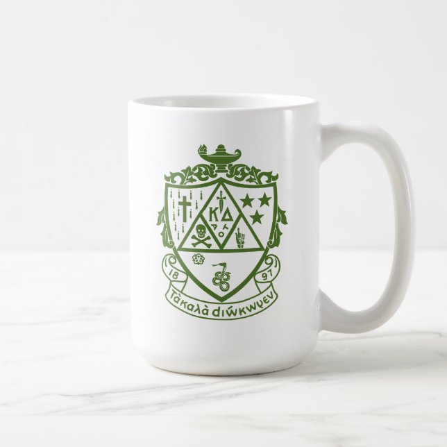 Kappa Delta Sorority Crest Design Coffee Mug (Right)